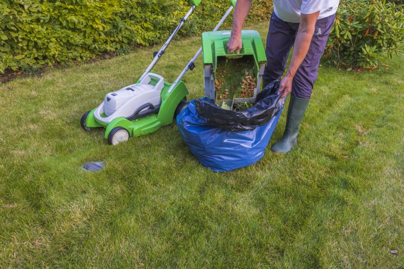 Lawn Care Equipment in Use